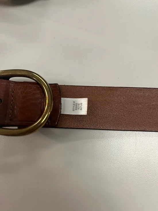 Madewell Women’s Classic Brown Leather Belt - size small - Picture 6 of 16